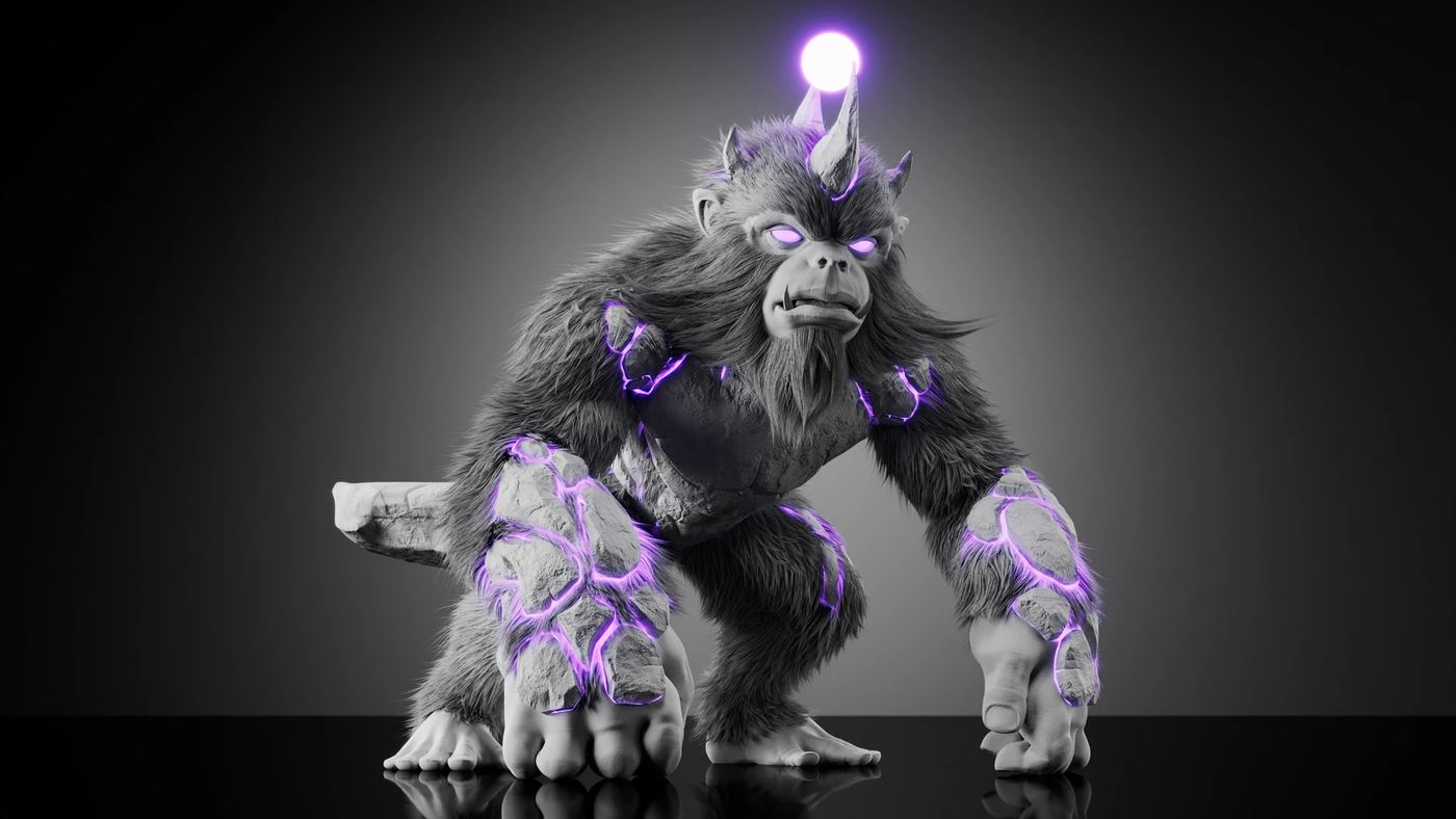 Aapon — Stage 1 — clay render