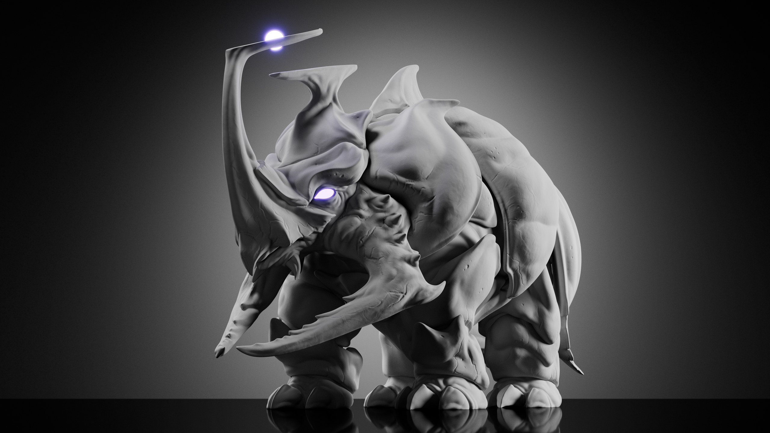 Beetle — Stage 3 — clay render