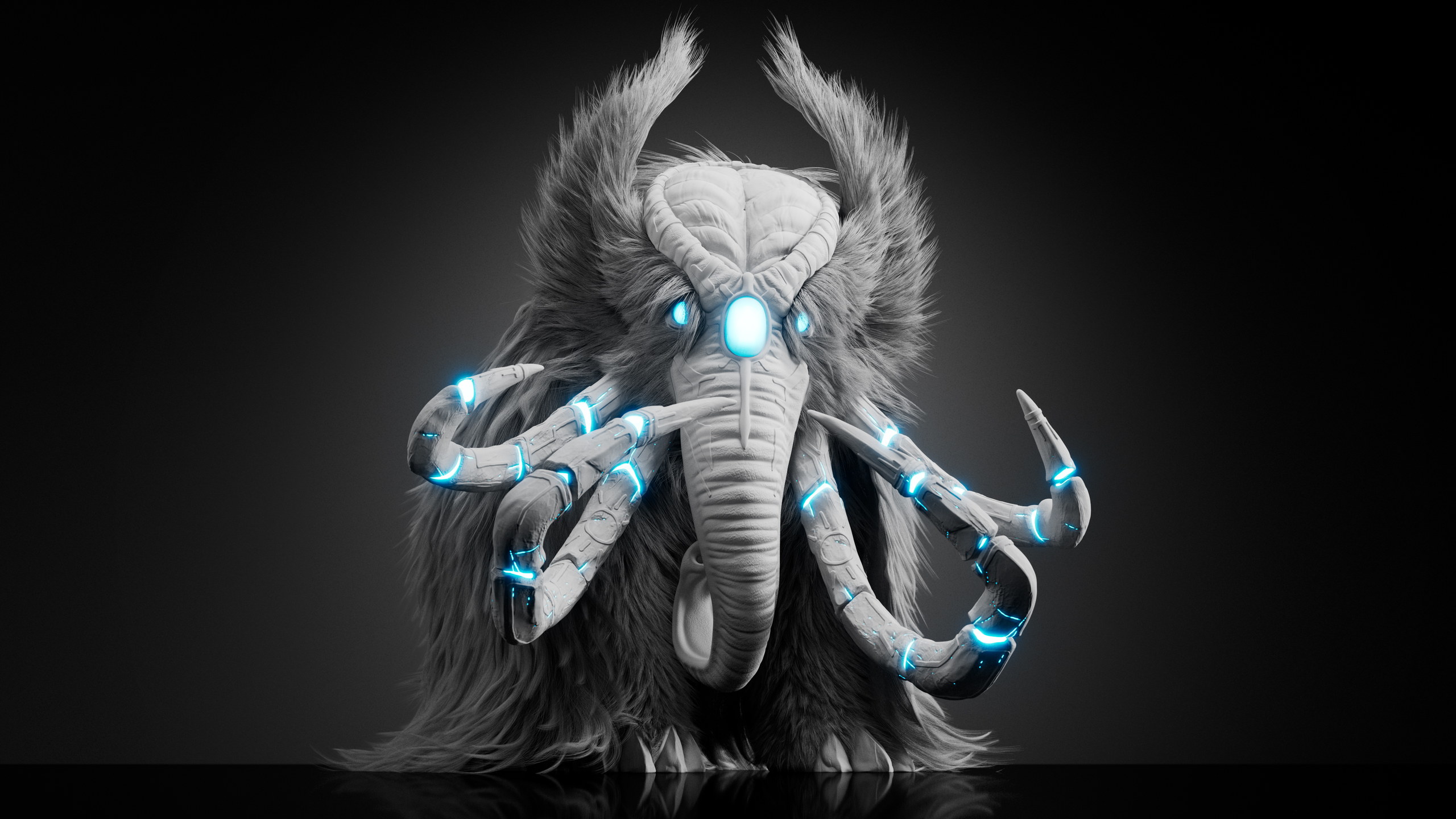 Mammoth — Stage 3 — clay render