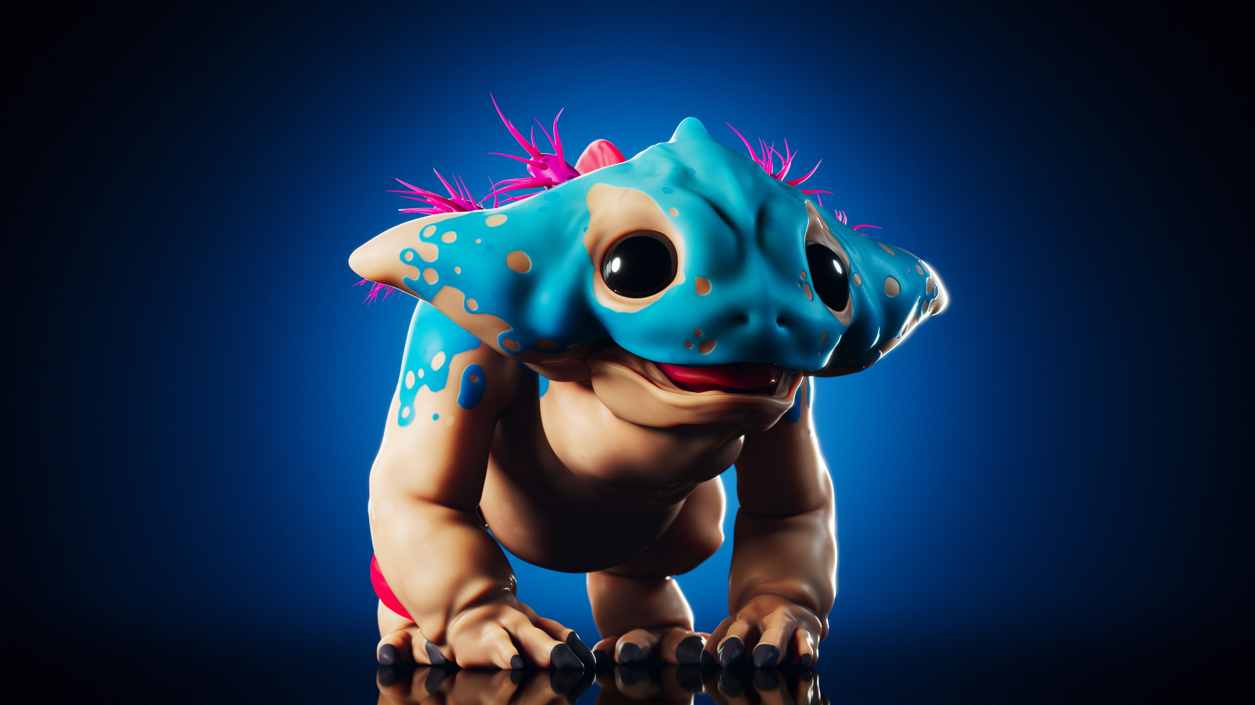 Axolotl — Stage 1 — Illuvium creature render