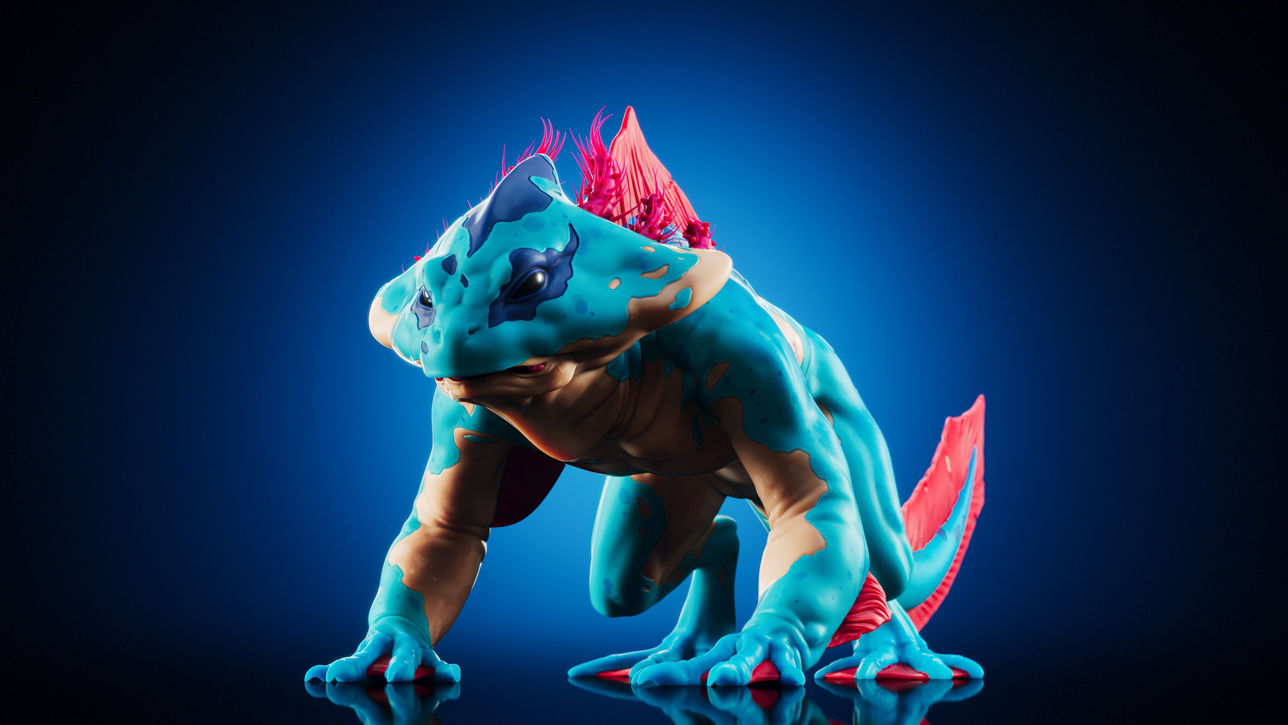 Axolotl — Stage 2 — Illuvium creature render
