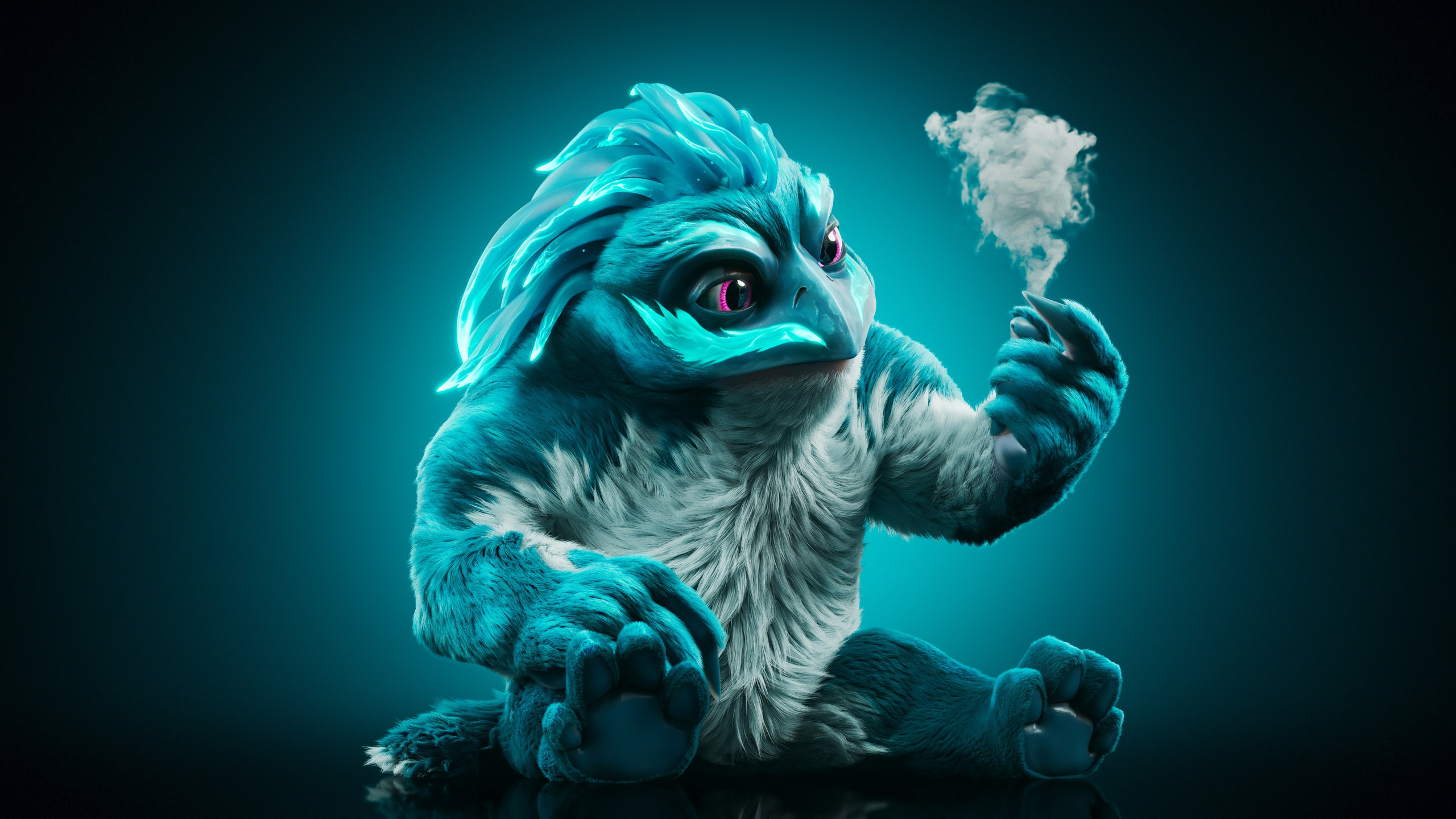Doka — Stage 1 · Air — Illuvium creature render