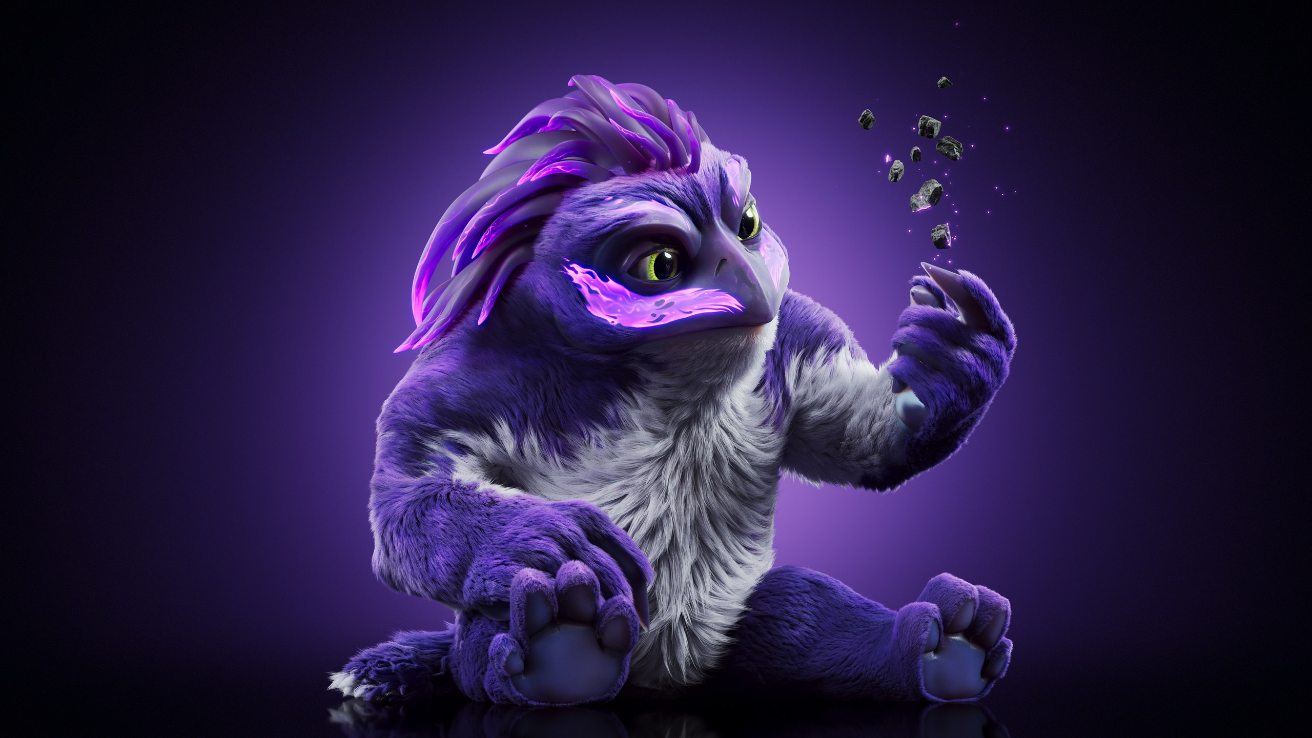 Doka — Stage 1 · Earth — Illuvium creature render
