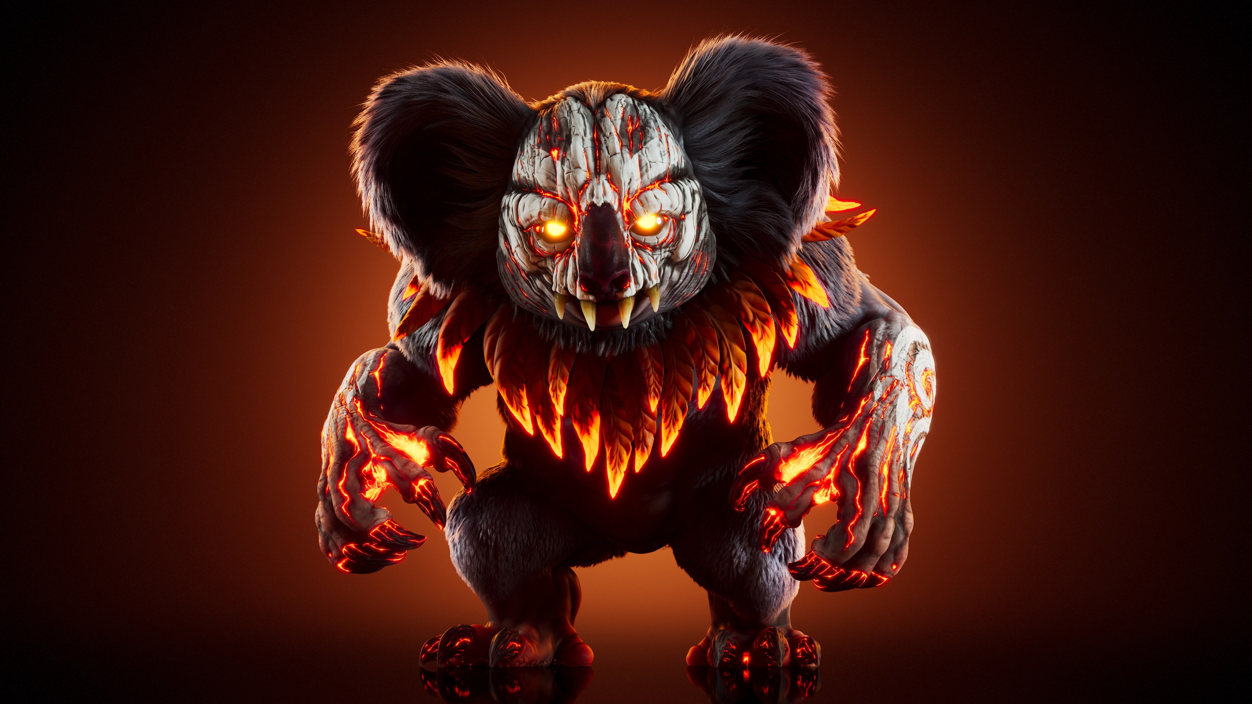 Drop Bear — Stage 3 — Illuvium creature render