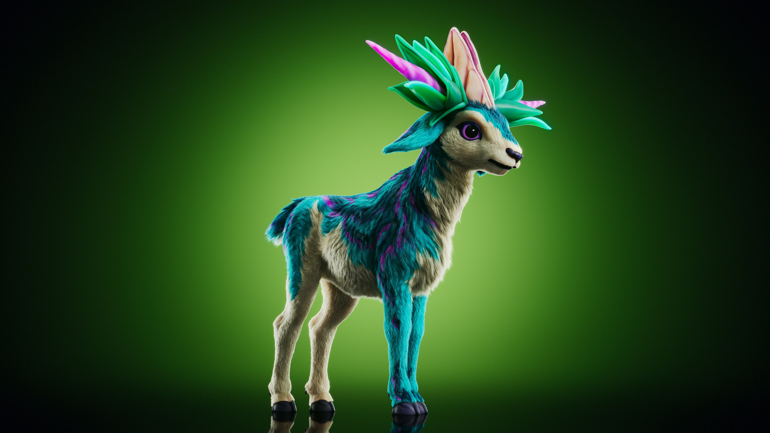 Elk — Stage 1 — Illuvium creature render