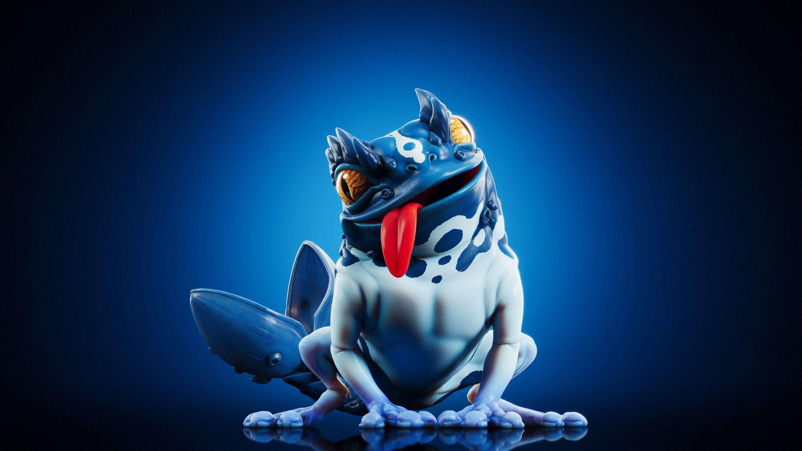 Fliish — Stage 1 · Water — Illuvium creature render
