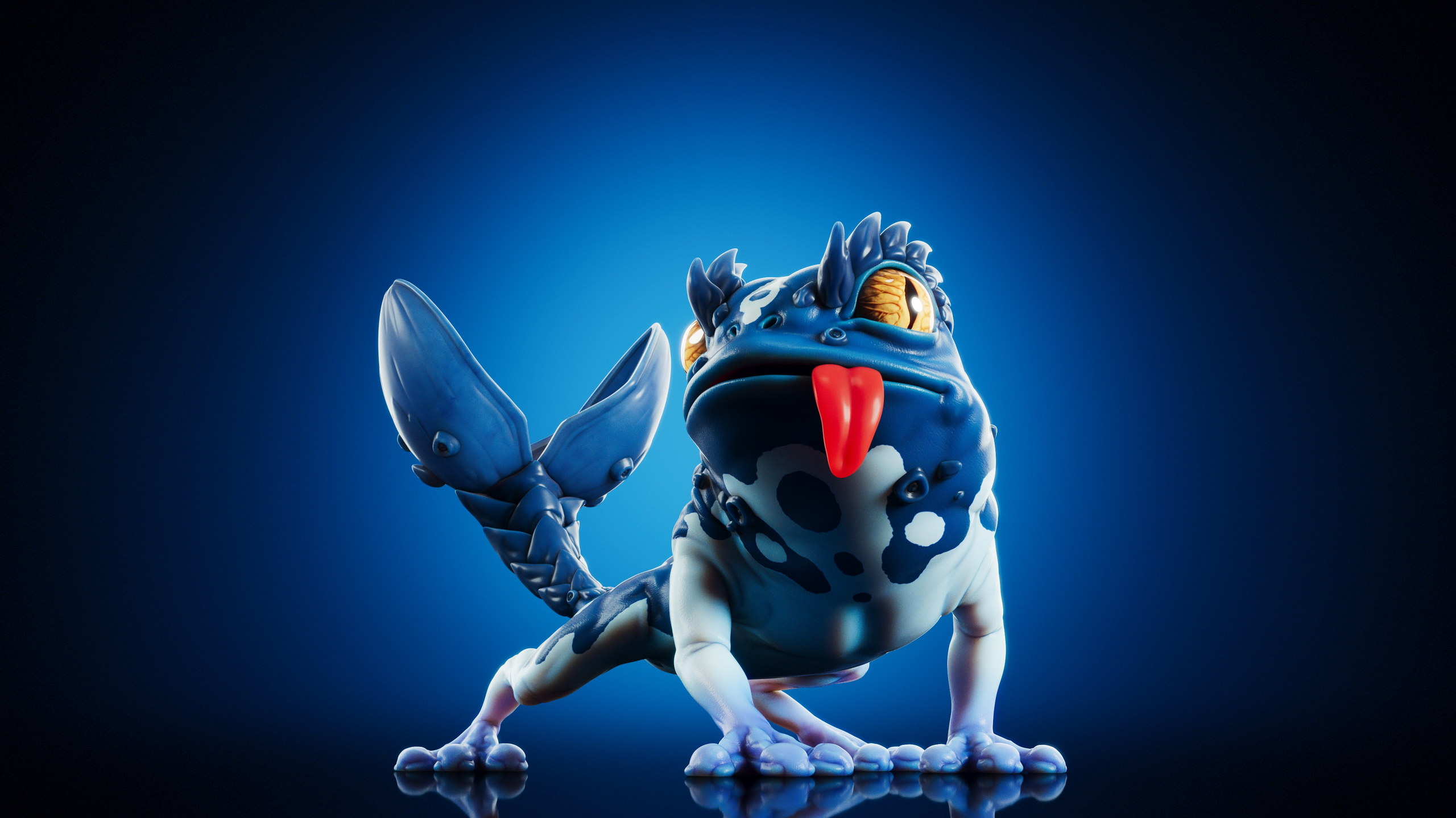 Fliish — Stage 2 · Water — Illuvium creature render