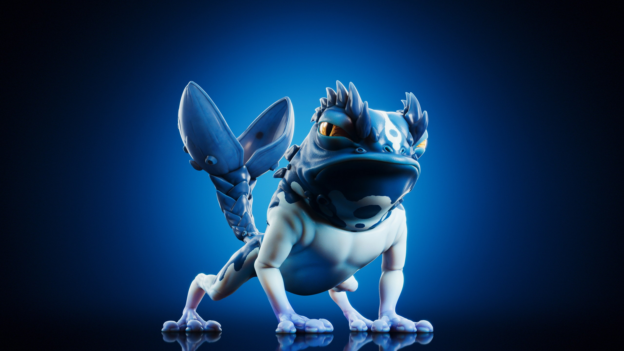 Fliish — Stage 3 · Water — Illuvium creature render