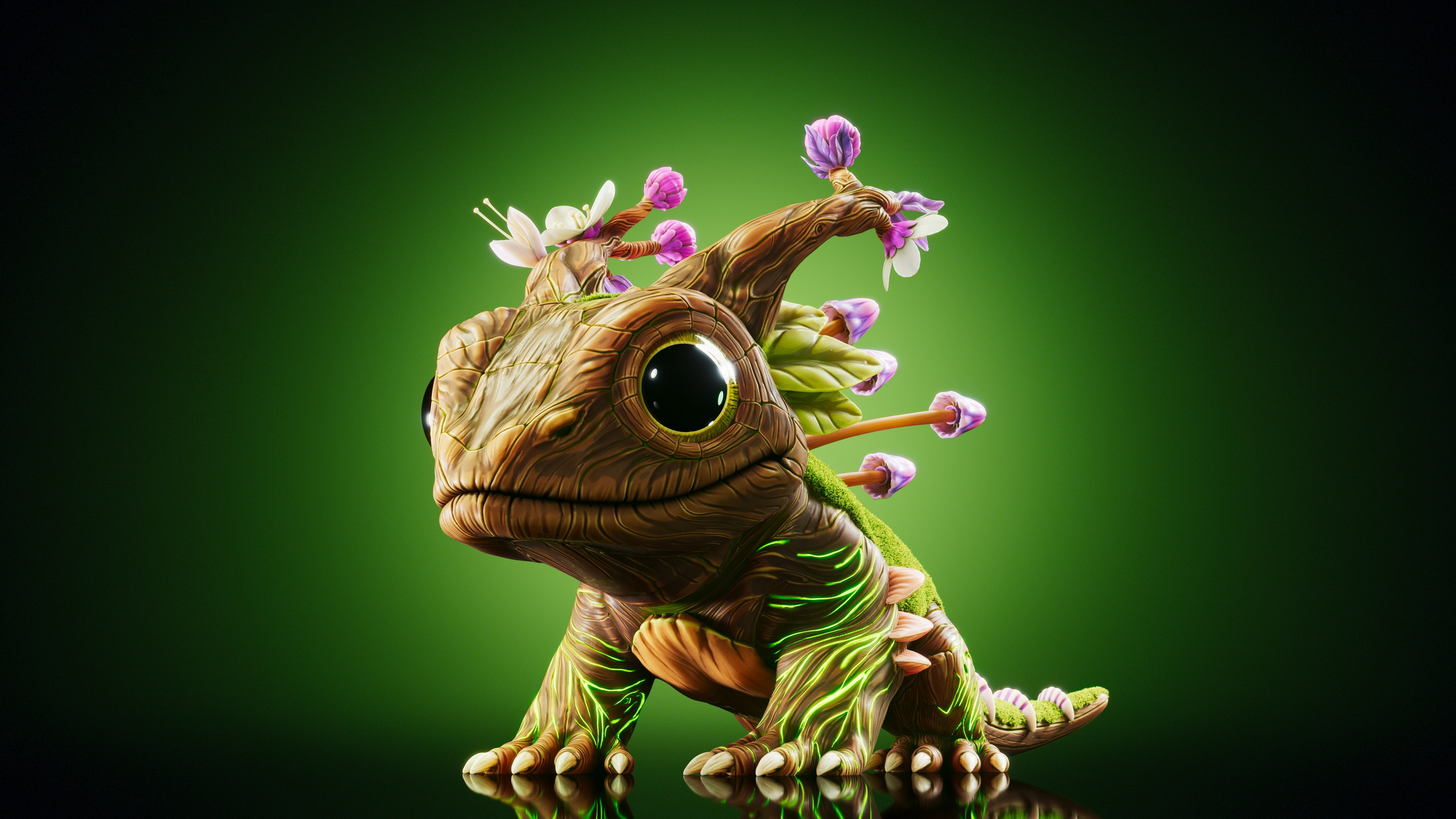 Komodo Dragon — Stage 1 — Illuvium creature render