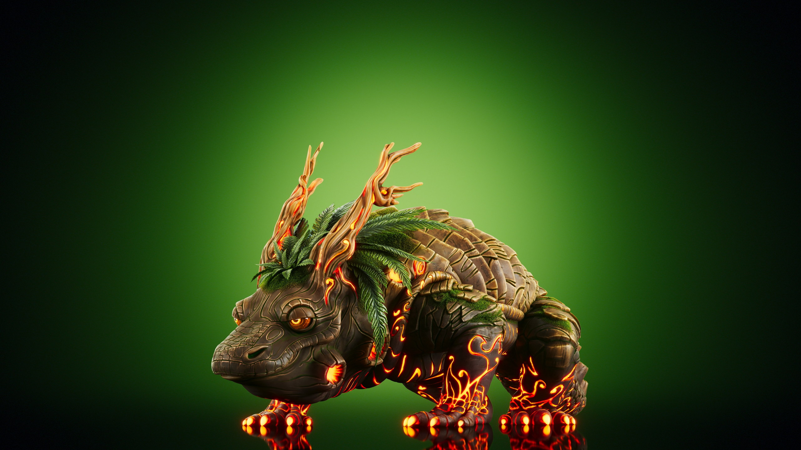 Komodo Dragon — Stage 2 — Illuvium creature render