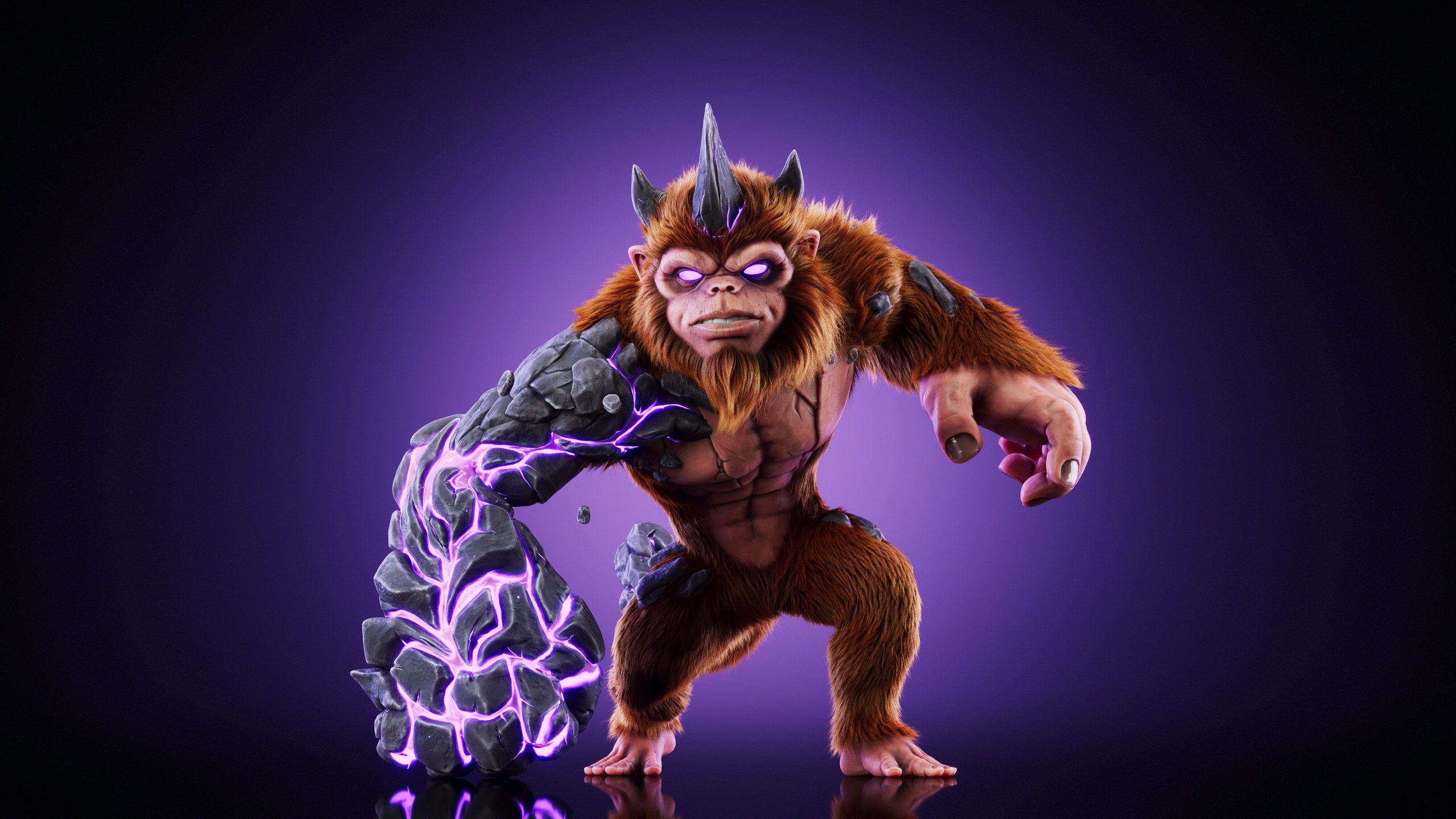 Monkier — Stage 1 — Illuvium creature render