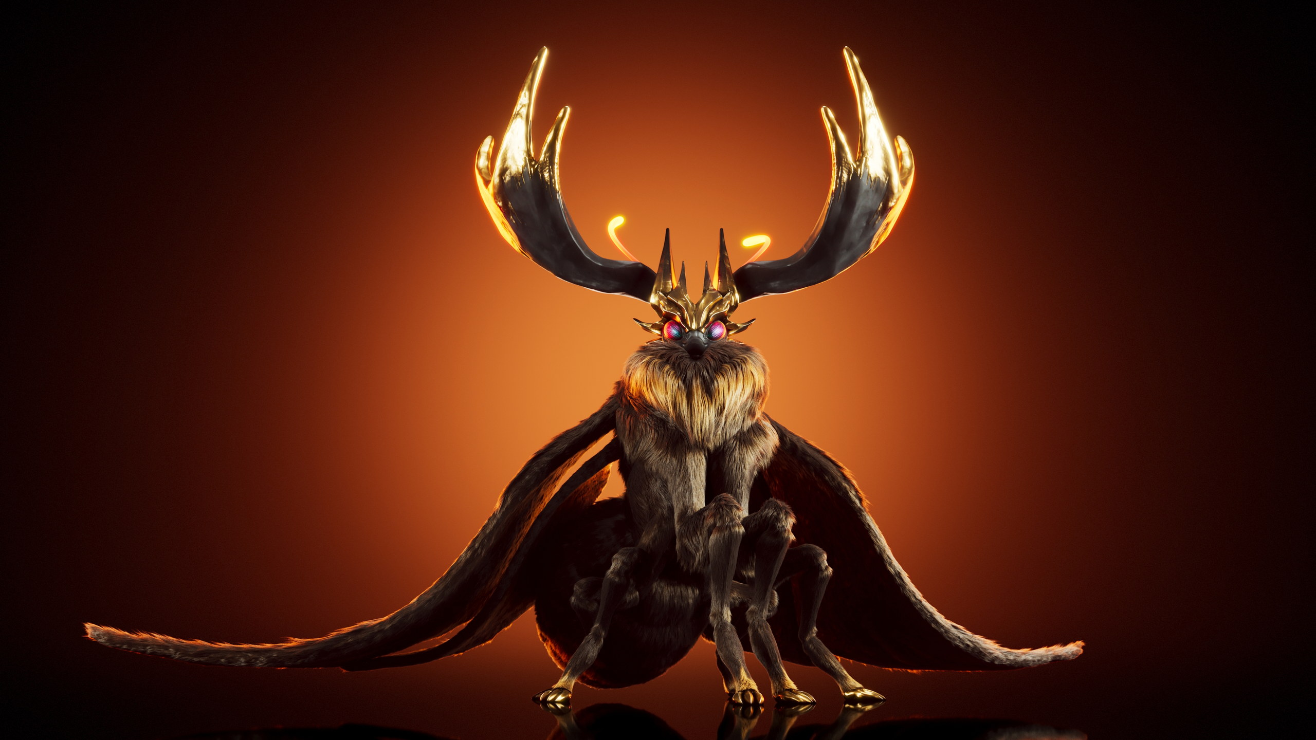 Poodle Moth — Stage 3 — Illuvium creature render