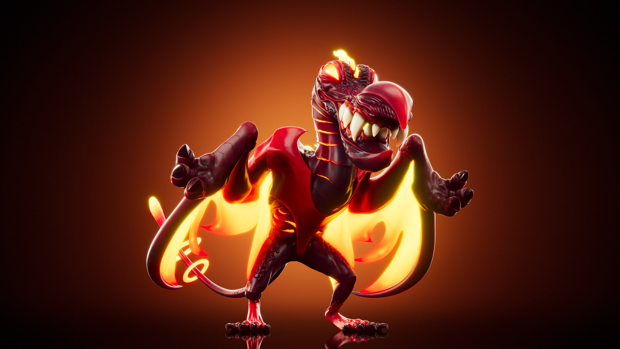 Pterodactyl — Stage 2 — Illuvium creature render