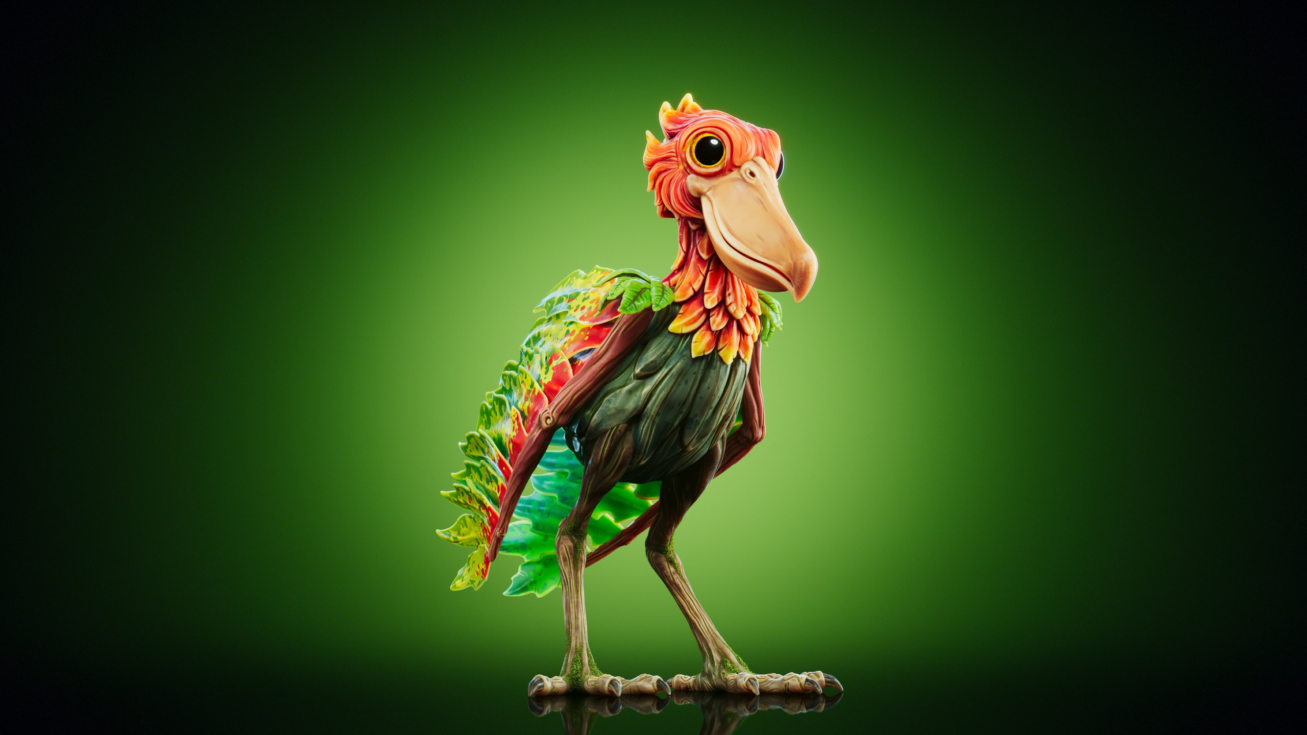 Shoebill — Stage 1 — Illuvium creature render