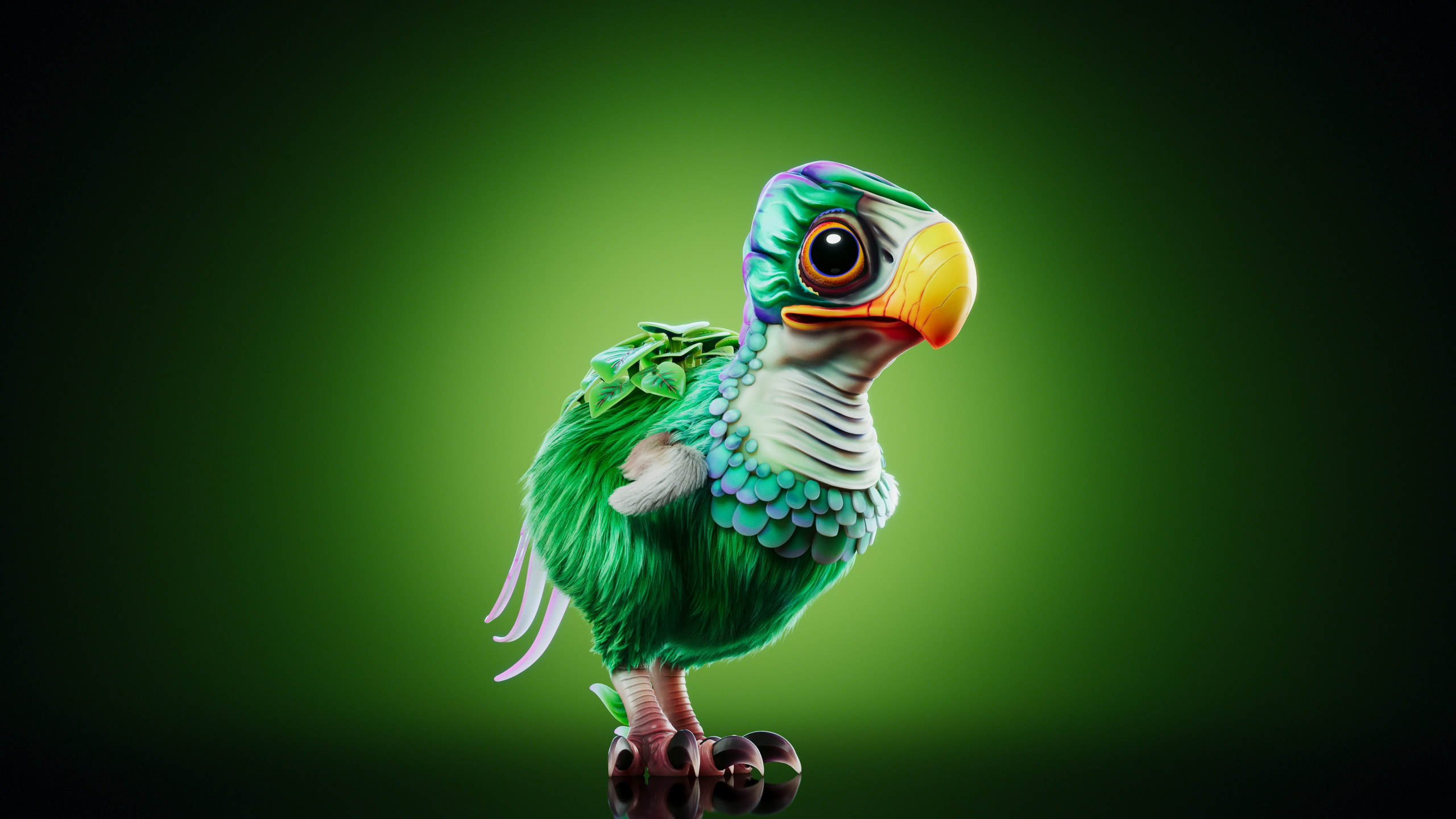 Terror Bird — Stage 1 — Illuvium creature render
