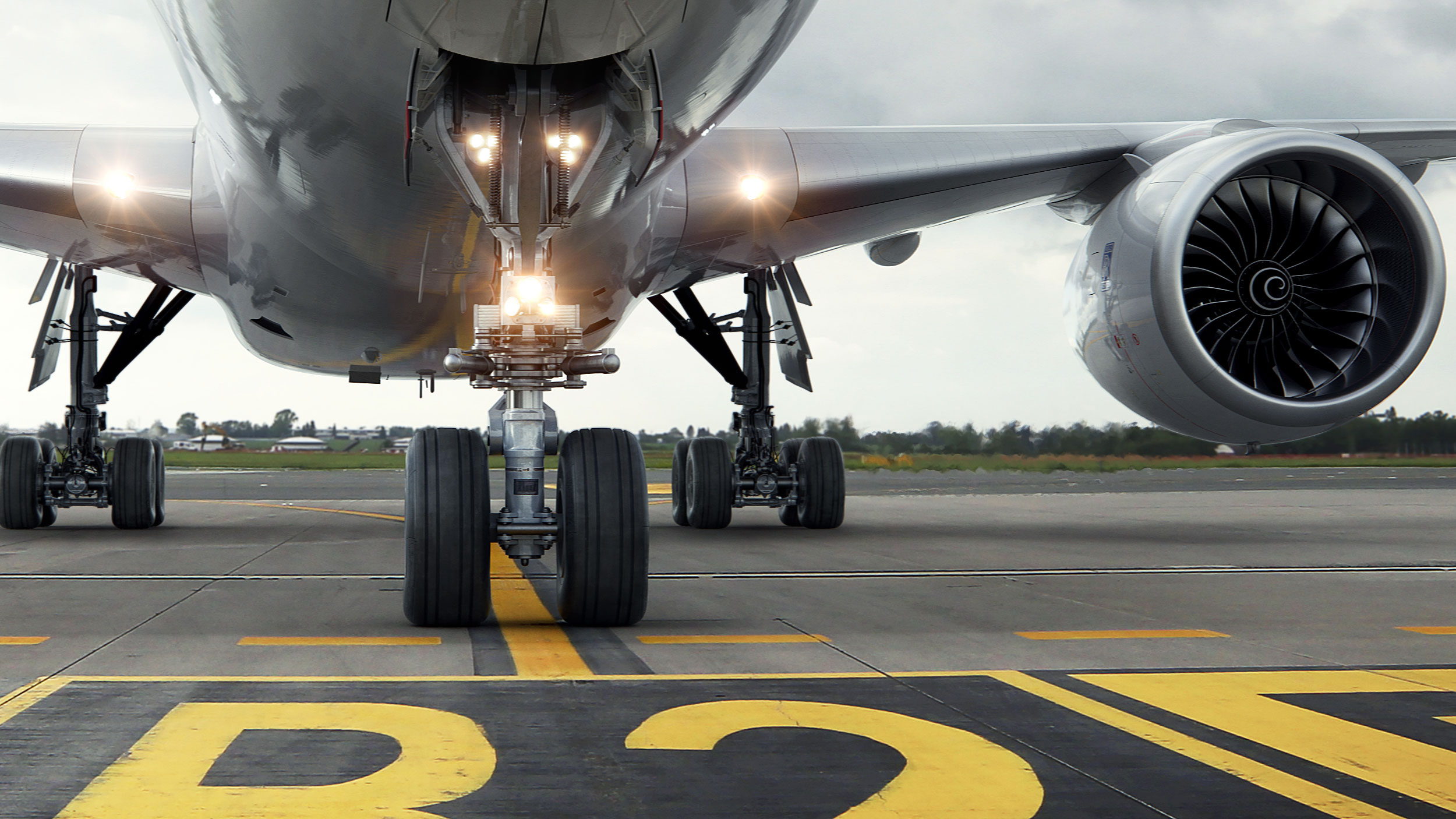 Airbus A350-900 Front — close-up 3
