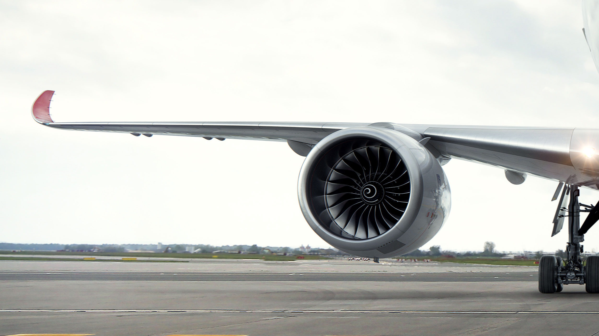 Airbus A350-900 Front — close-up 4