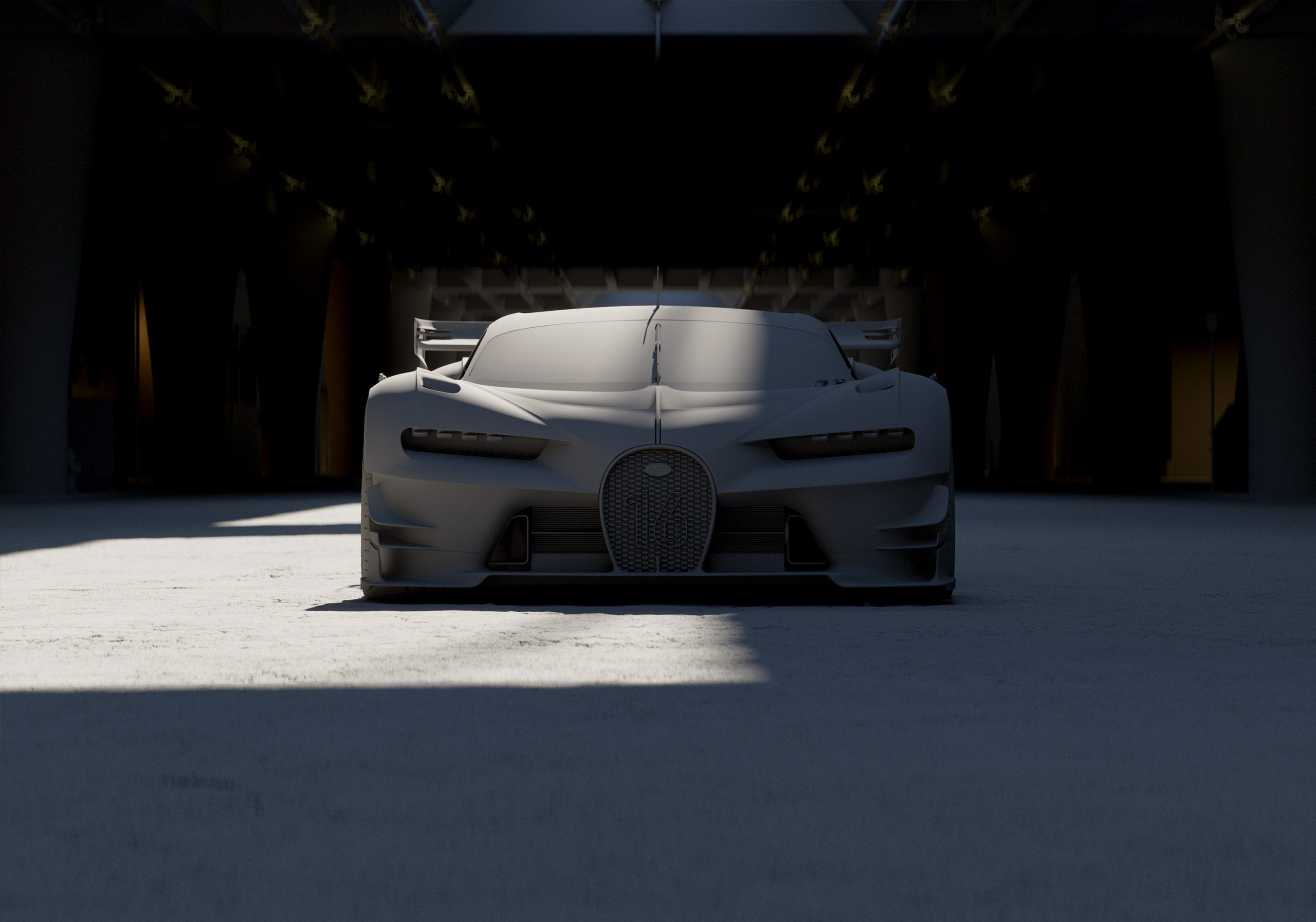 Bugatti Vision GT — clay render 31