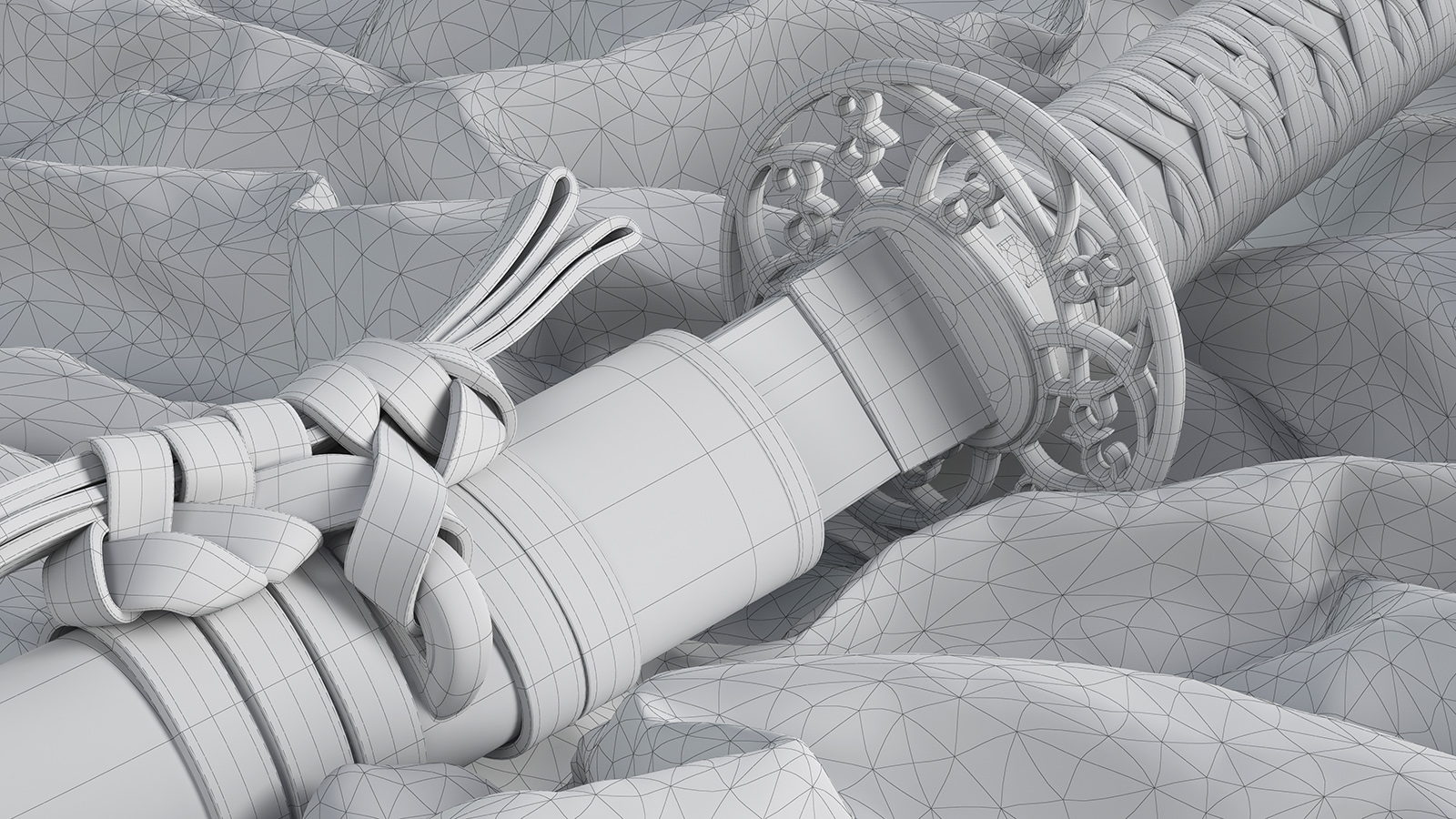 Katana — clay render 6