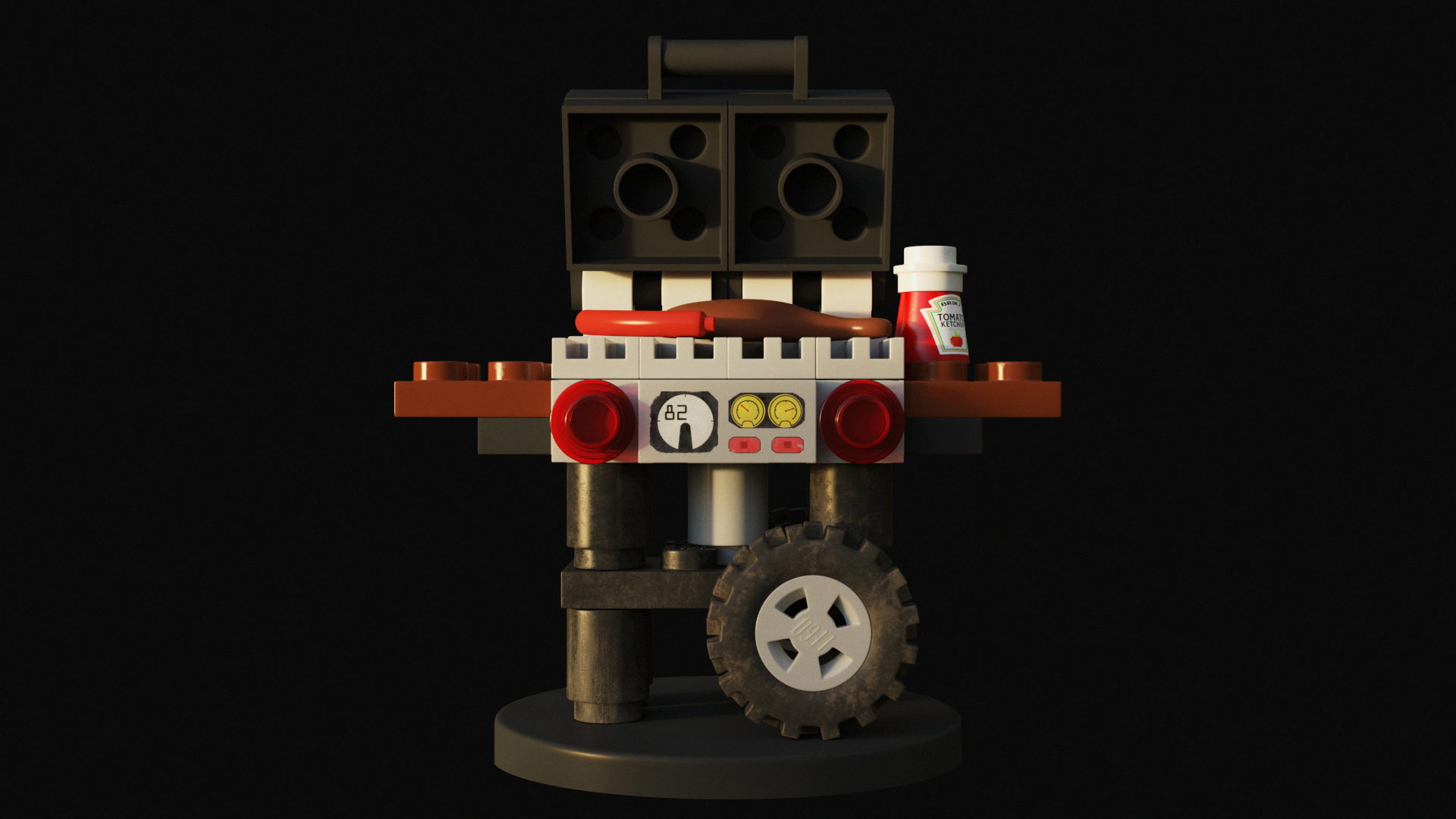 Lego Star Wars BBQ — final render 5