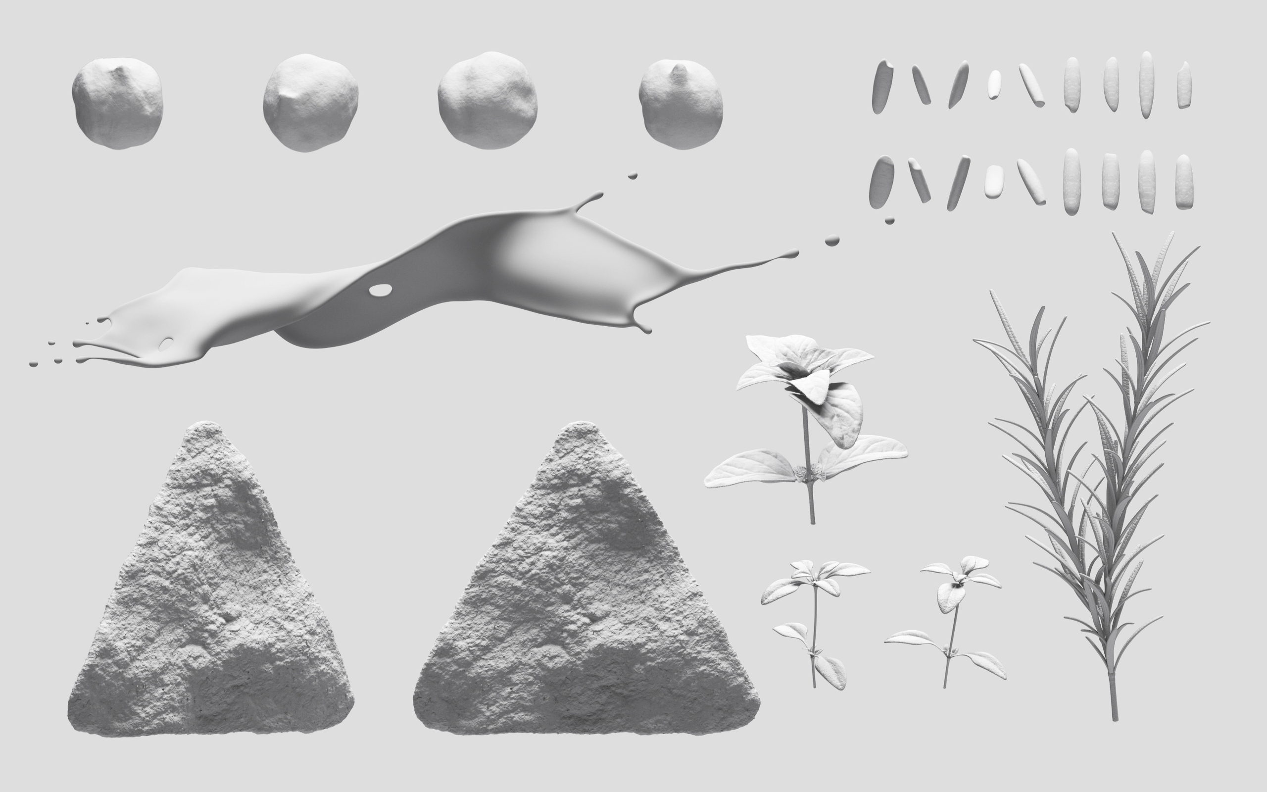 Off The Eaten Path — clay render 20