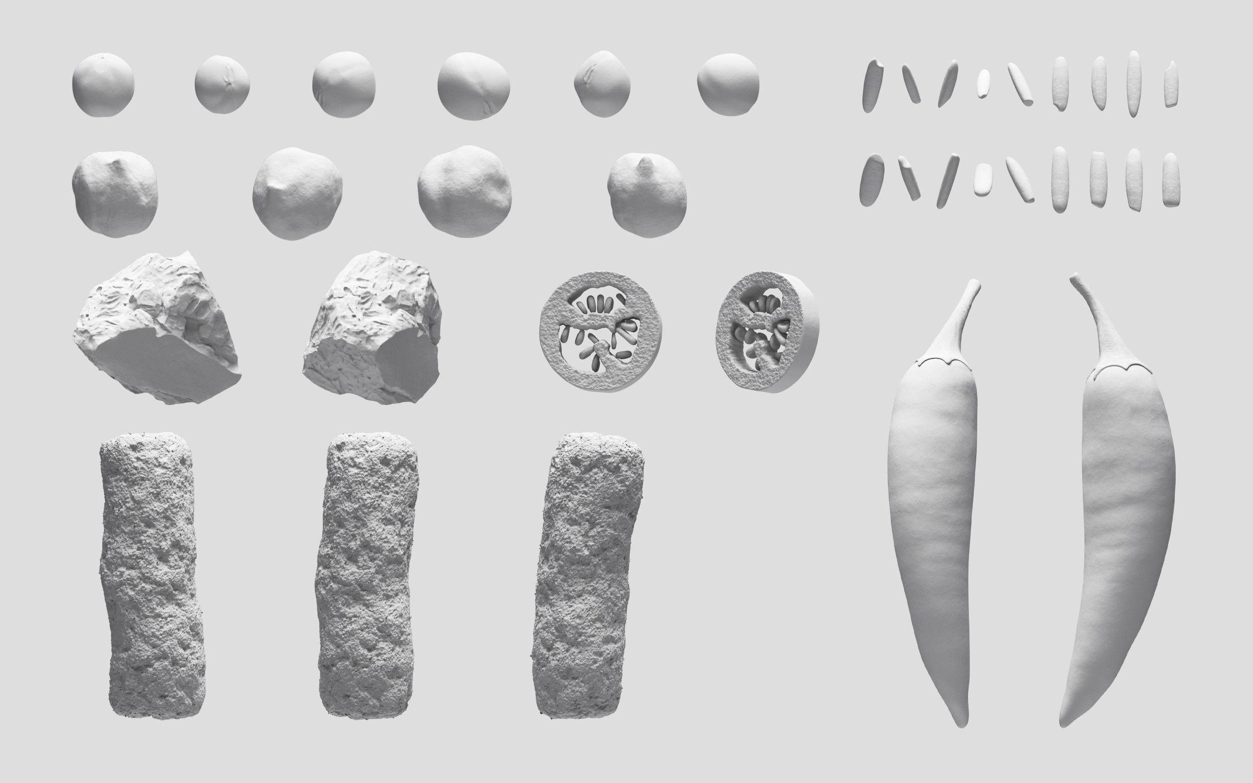 Off The Eaten Path — clay render 22