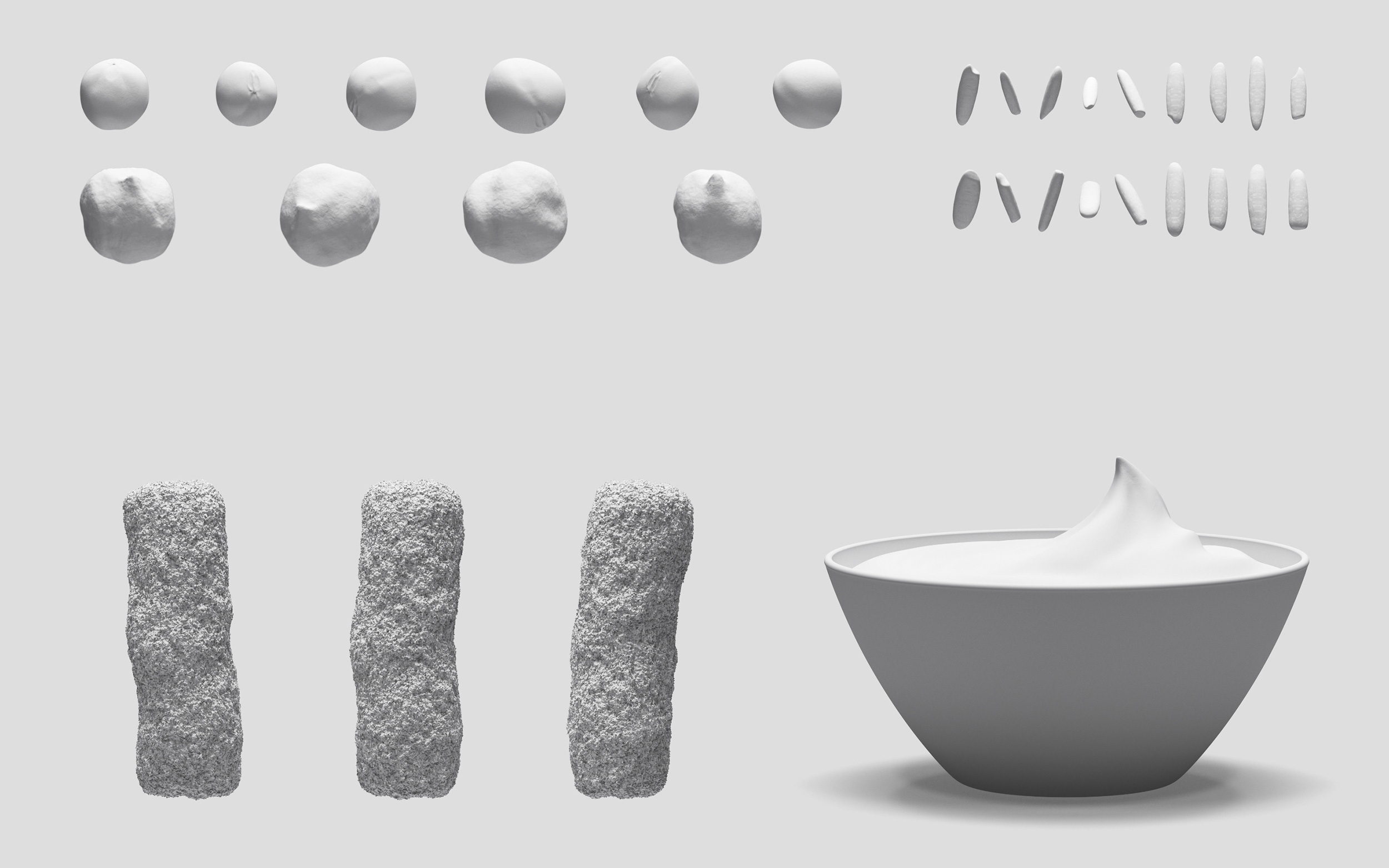 Off The Eaten Path — clay render 24