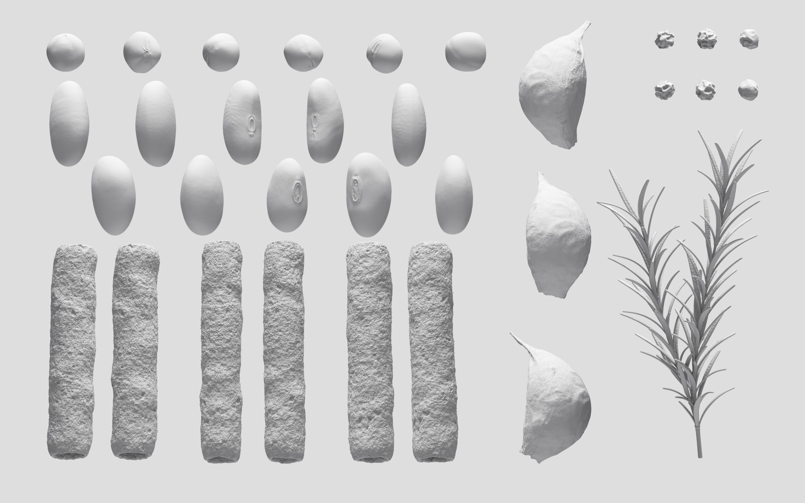Off The Eaten Path — clay render 26