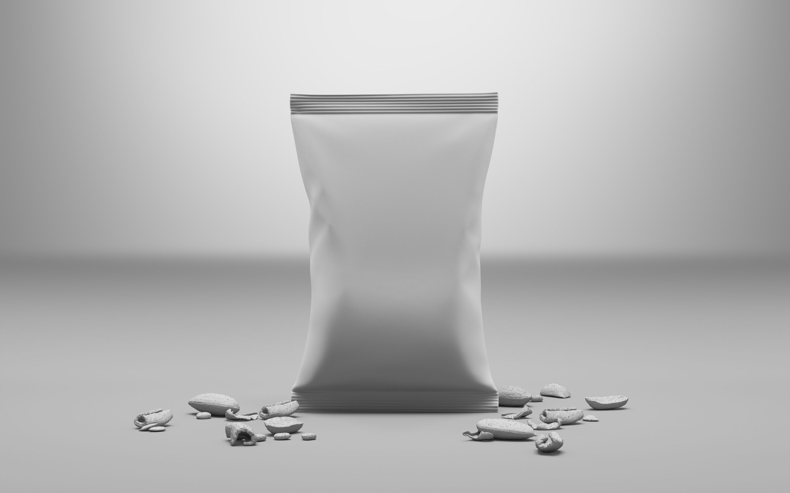 Off The Eaten Path — clay render 27
