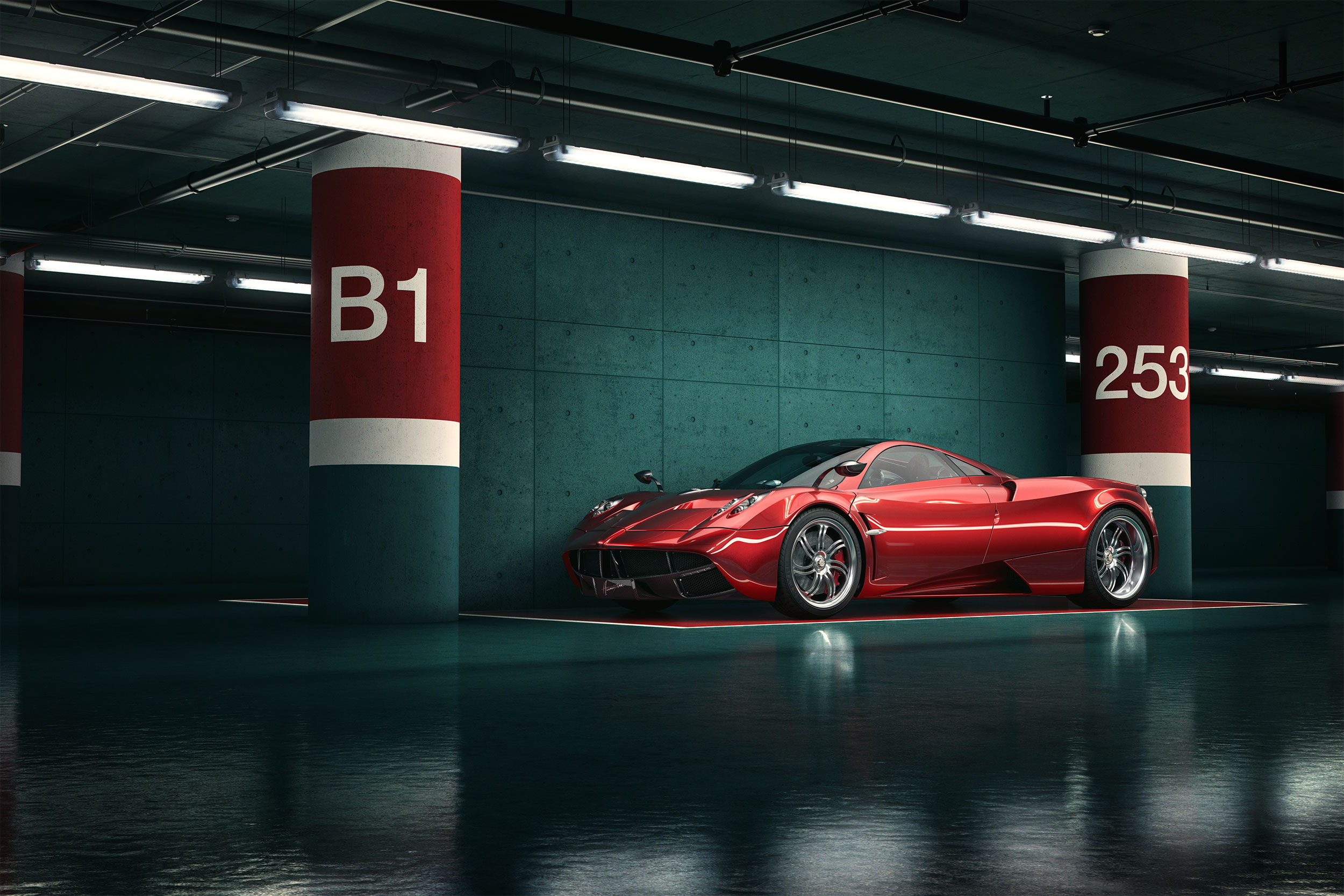 Pagani Huayra — final render 1