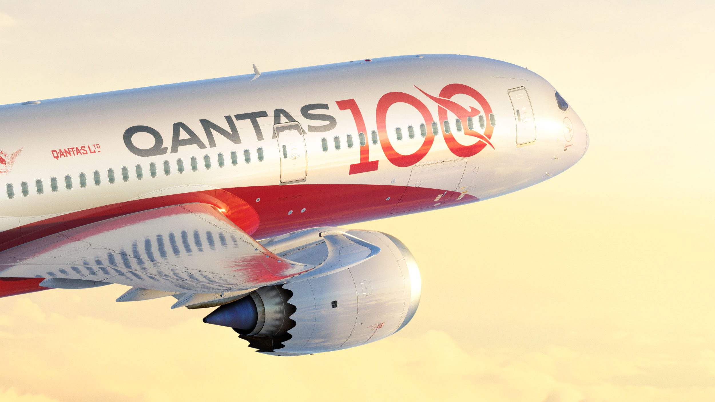 Qantas 787 Dreamliner — close-up 2