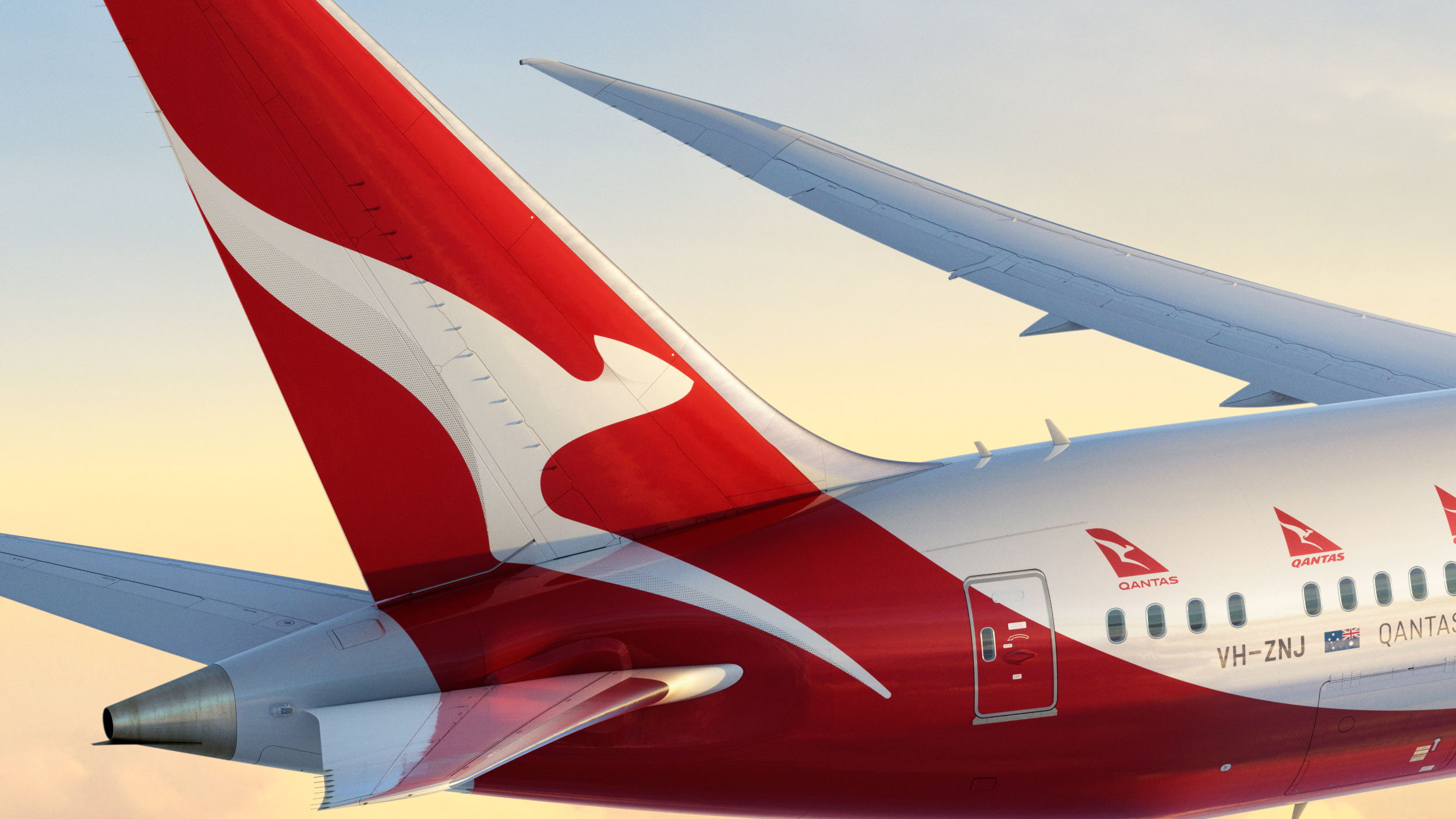 Qantas 787 Dreamliner — close-up 3