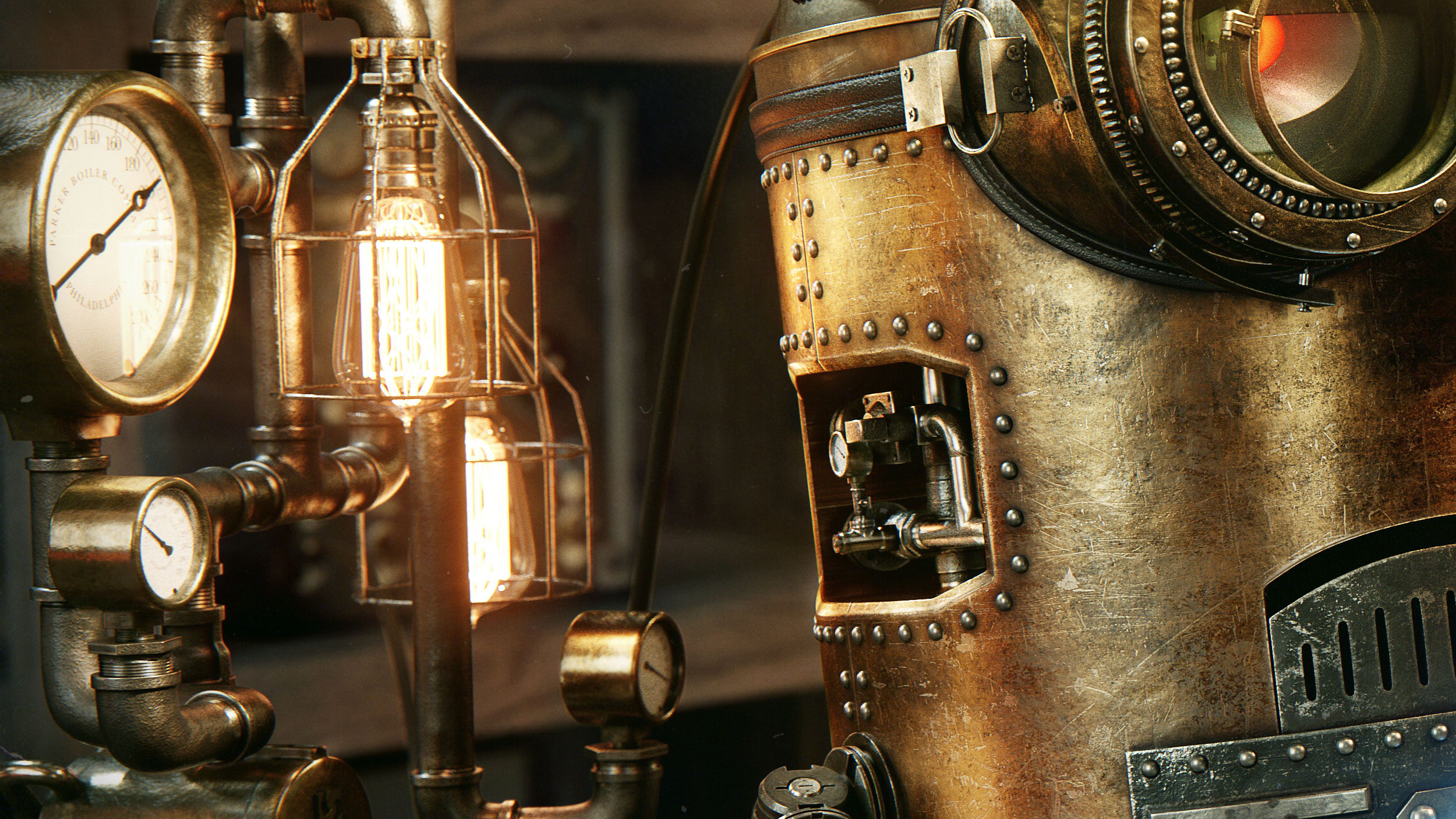 Steampunk Minion — close-up 3
