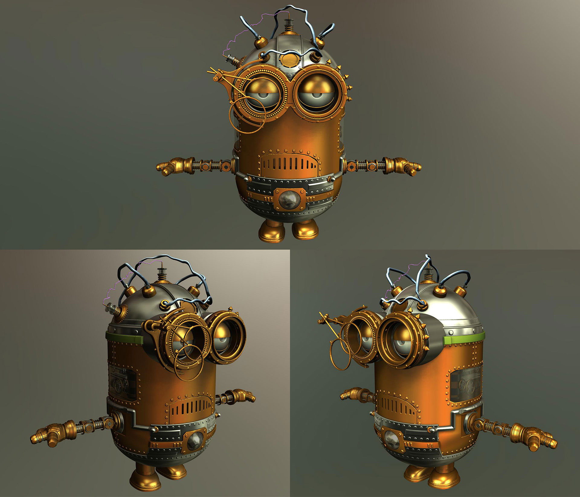 Steampunk Minion — design detail 6
