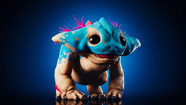 Axolotl — Stage 1 — Illuvium creature render