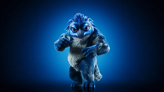 Doka — Stage 2 · Water — Illuvium creature render