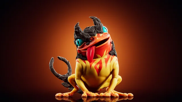 Fliish — Stage 1 · Fire — Illuvium creature render