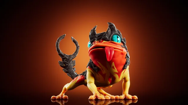 Fliish — Stage 2 · Fire — Illuvium creature render