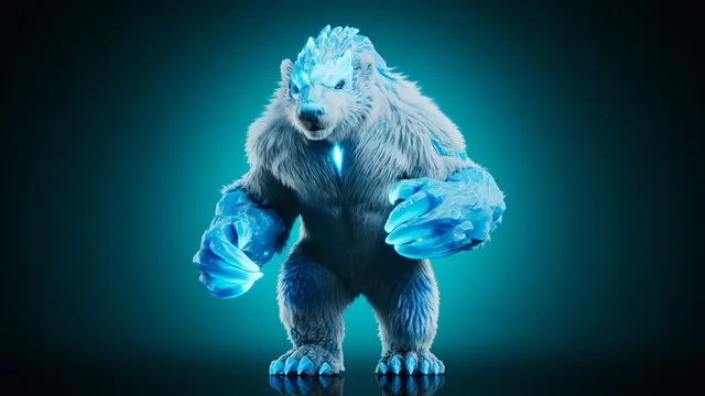 Polar Bear — Stage 3 — Illuvium creature render