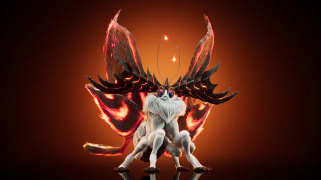 Poodle Moth — Stage 2 — Illuvium creature render