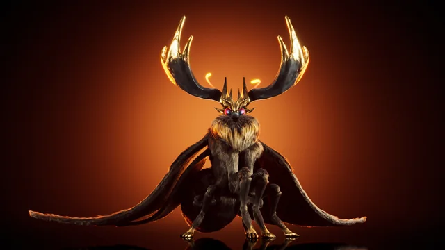 Poodle Moth — Stage 3 — Illuvium creature render