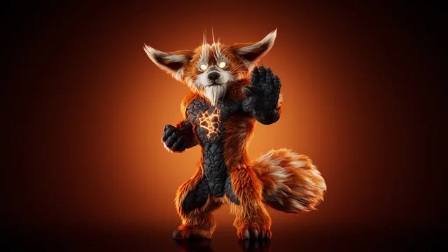 Red Panda — Stage 2 — Illuvium creature render