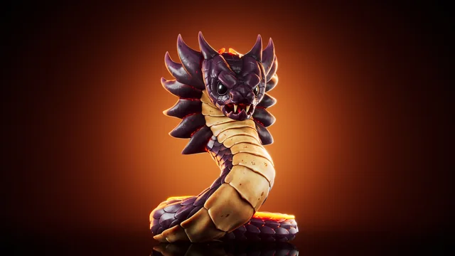 Taipan — Stage 2 — Illuvium creature render