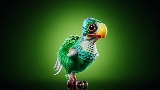 Terror Bird — Stage 1 — Illuvium creature render